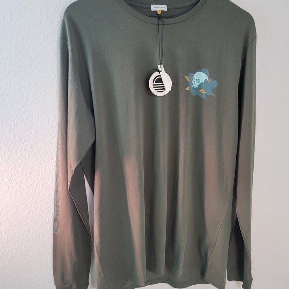 PARALLEL X LEAGUE AXEL LONG SLEEVE SKULL ARMY CREWNECK MENS SHIRT NEW WITH TAGS - Picture 7 of 16